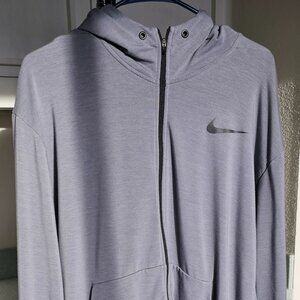 Nike Dri-FIT Men’s XXL Full Zip Hoodie Heather Gray